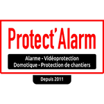 Logo Sponsor Protect'Alarm du Club de handball de Pouilley les vignes.